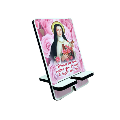 Porta Celular de Mesa Santa Teresinha