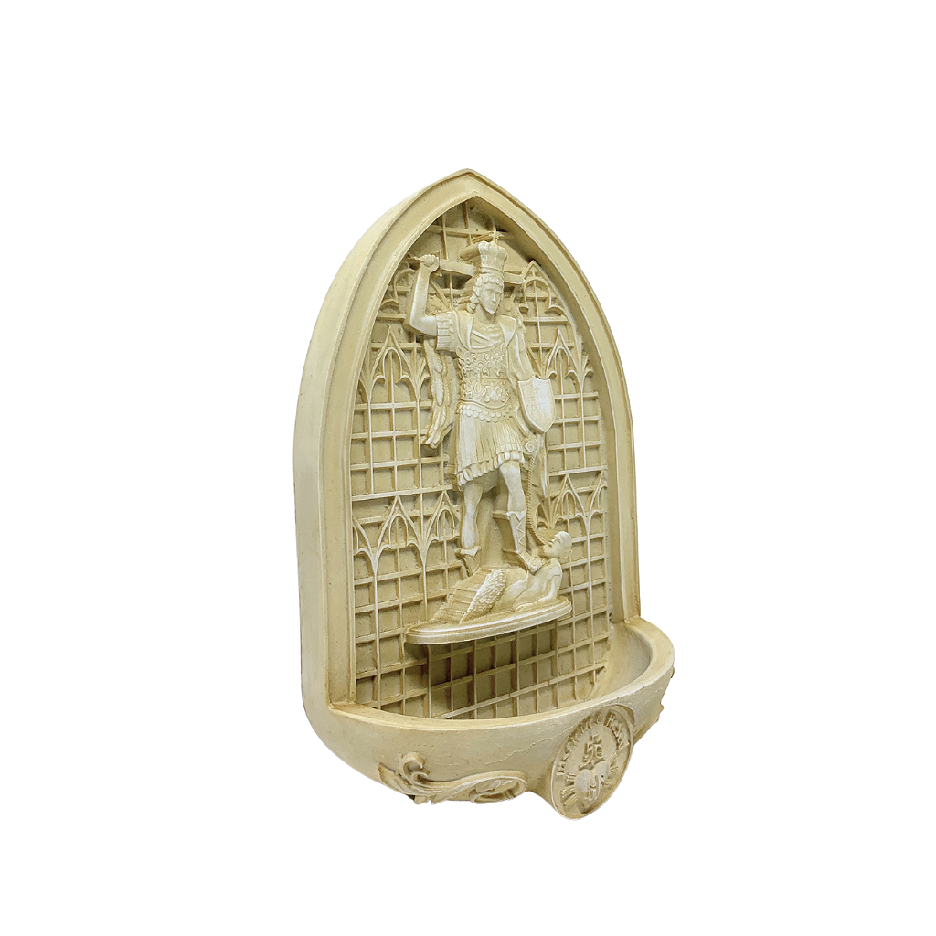 Pia para Água Benta em Pó de Pedra São Miguel 14cm - Hesed