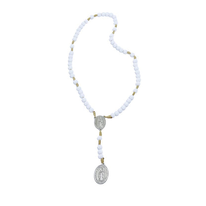 Coroa Cordão Conta Leitosa 8mm Nossa Senhora das Lágrimas