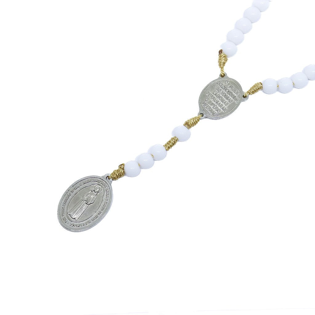 Coroa Cordão Conta Leitosa 8mm Nossa Senhora das Lágrimas