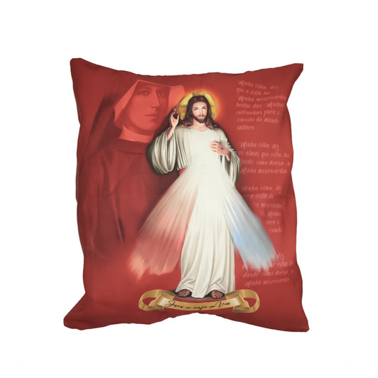 Capa de almofada Jesus Misericordioso