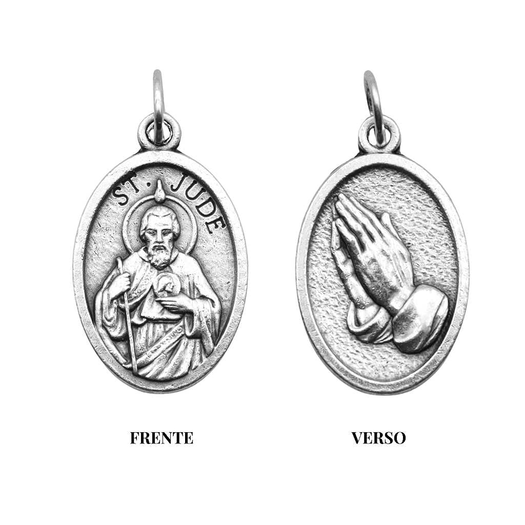 Medalha São Judas Tadeu & Mão Rezando