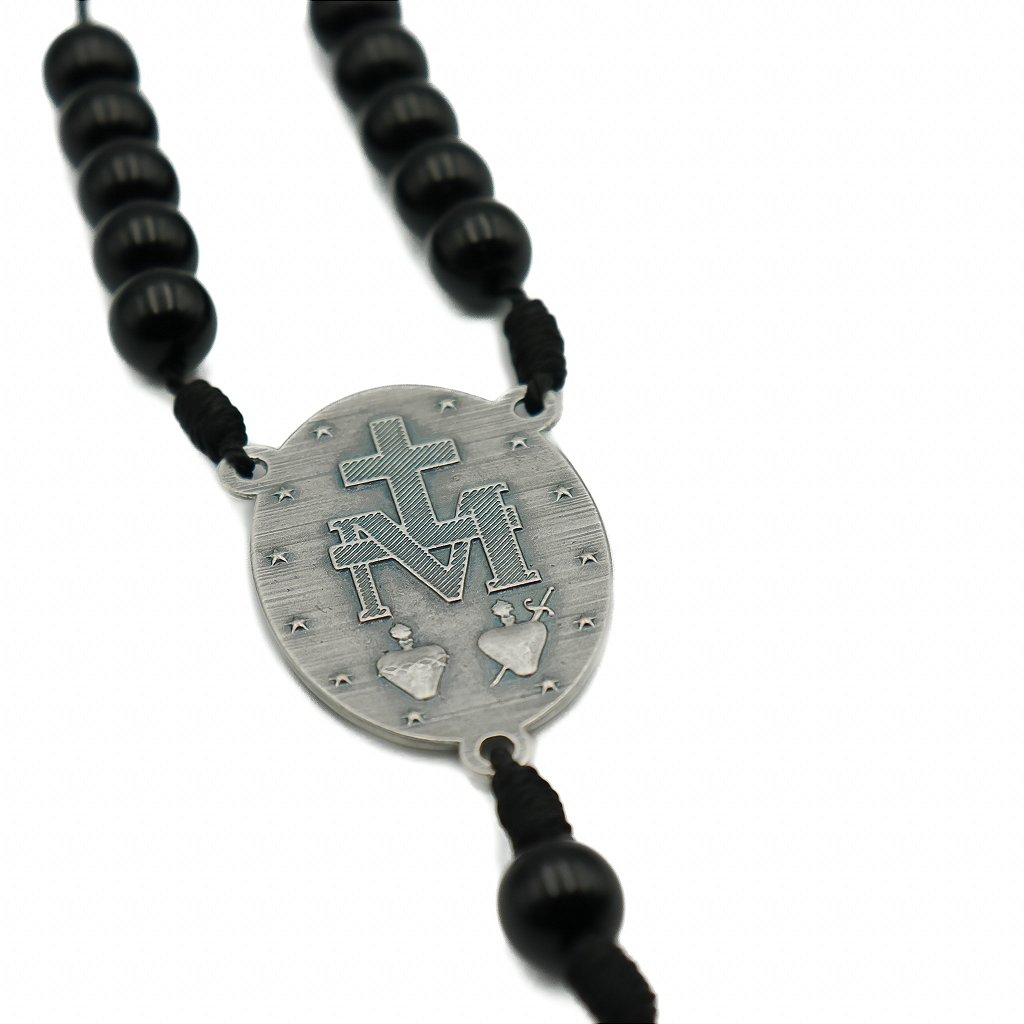 Dezena Carro Medalha Nossa Senhora das Graças - Prata Velha