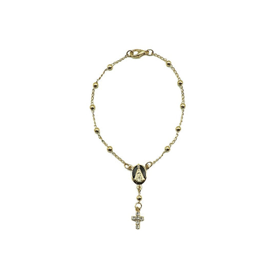 Pulseira Dezena Folheada Dourado