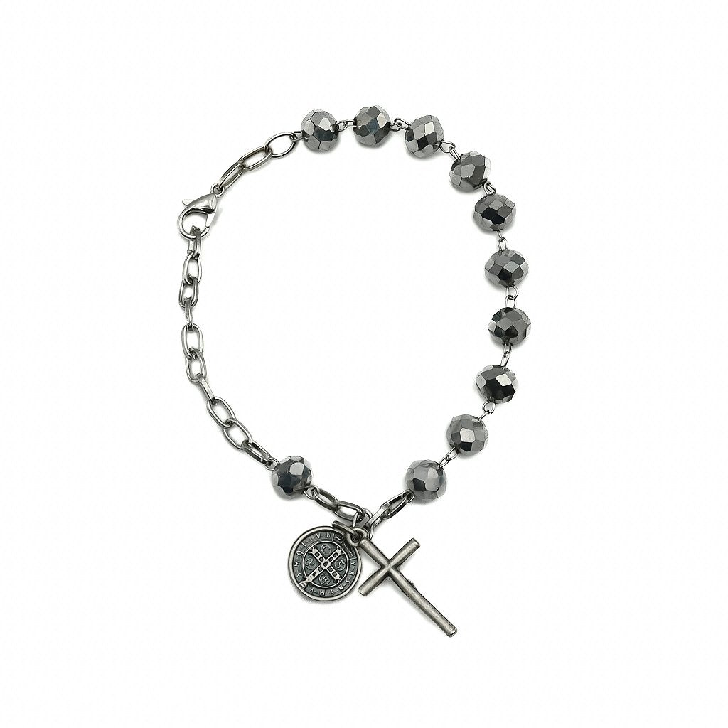 Pulseira Cristal 8mm São Bento