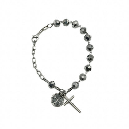 Pulseira Cristal 8mm São Bento