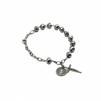 Pulseira Cristal 8mm São Bento