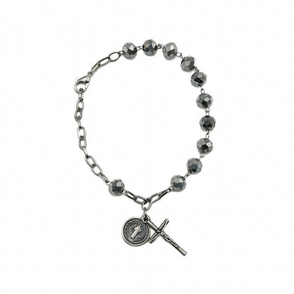 Pulseira Cristal 8mm São Bento