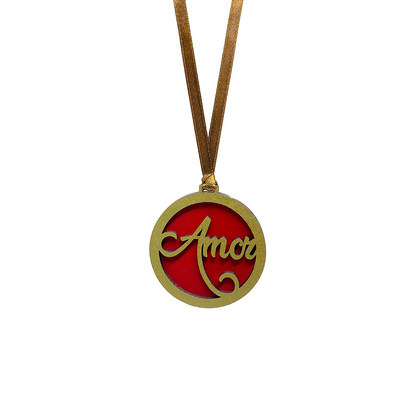 Enfeite de Natal MDF - Amor