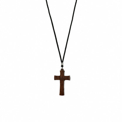 Colar Crucifixo 6mm Mesclado com Cristo