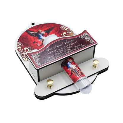 Porta Chave com Kit Sal, Água e Óleo - São Miguel