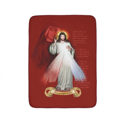 Manto de Jesus Misericordioso Vermelho -  Hesed