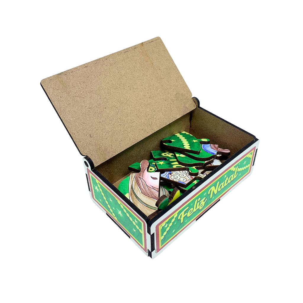 Quebra Cabeça Infantil MDF - Árvore de Natal