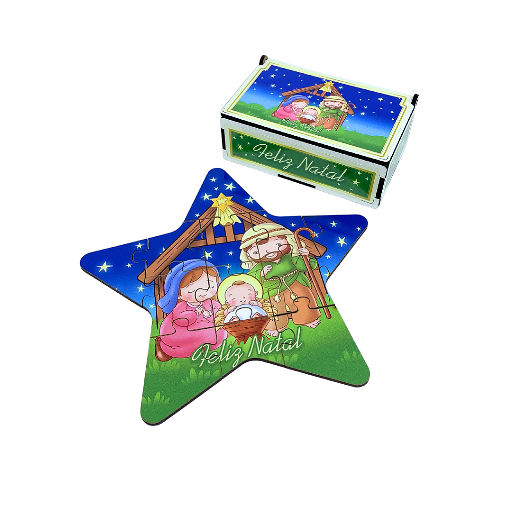 Quebra Cabeça Infantil MDF - Estrela