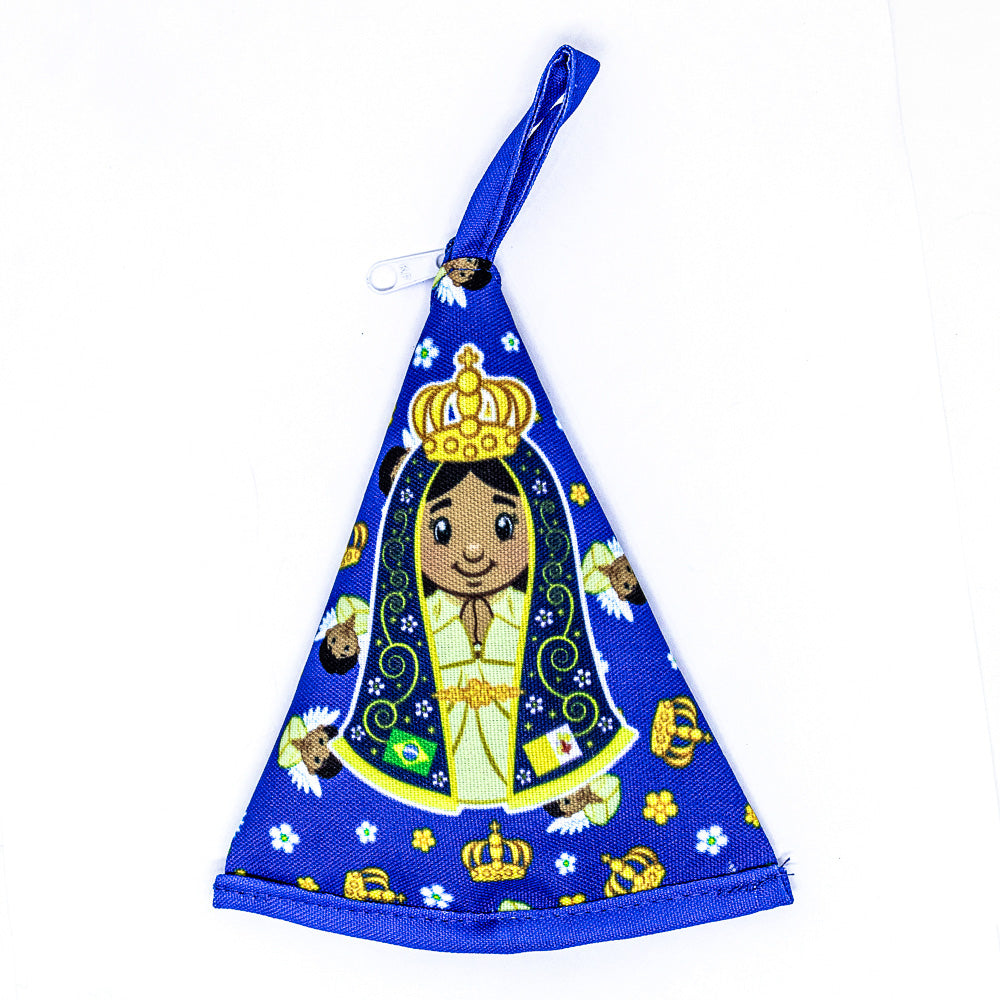 Terço Bolsinha Manto Infantil - Nossa Senhora Aparecida