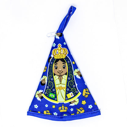 Terço Bolsinha Manto Infantil - Nossa Senhora Aparecida