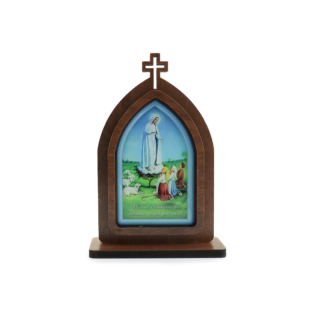 Capela de Nossa Senhora de Fátima 15 cm - MDF