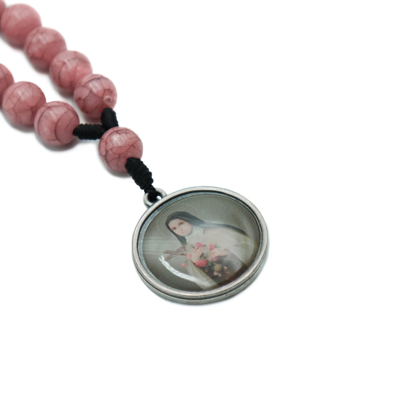 Chaveiro Dezena Com Medalha Resinada  Santa Teresinha