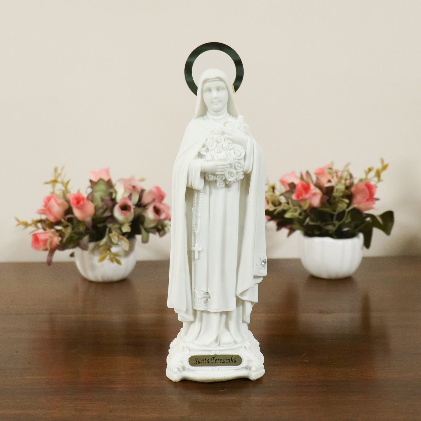 Imagem Santa Teresinha Branca 20cm