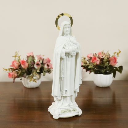 Imagem Santa Teresinha Branca 20cm