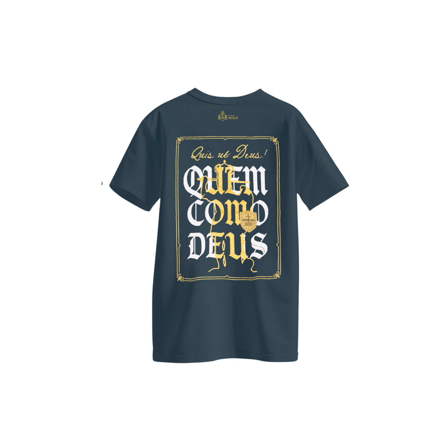 Camiseta Quem como Deus - Exército de São Miguel Infantil - Hesed