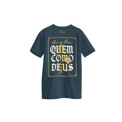 Camiseta Quem como Deus - Exército de São Miguel Infantil - Hesed