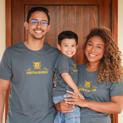 Camiseta Quem como Deus - Exército de São Miguel Infantil - Hesed