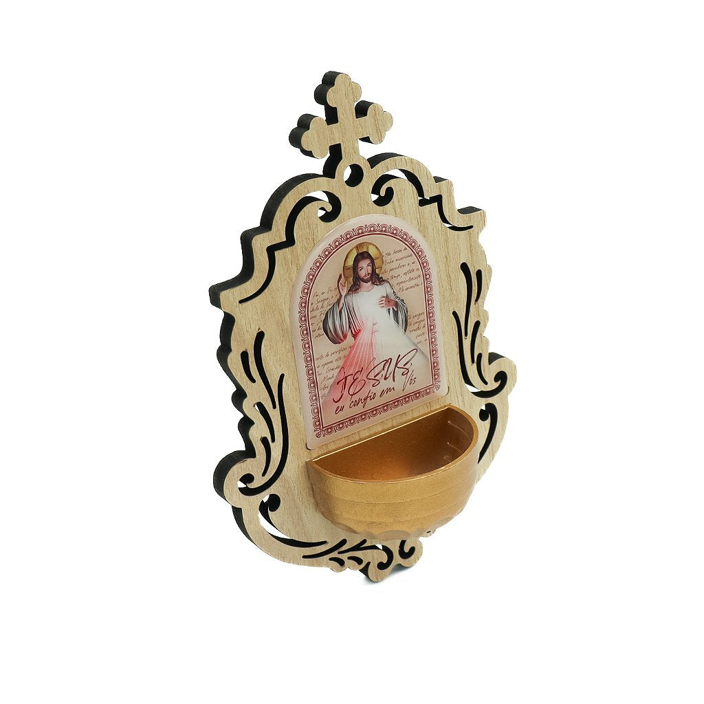 Pia de Agua Benta Devocional - Jesus Misericordioso