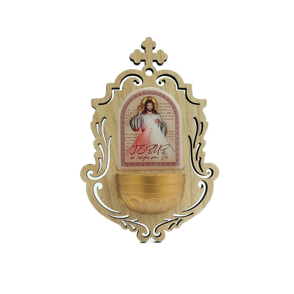 Pia de Agua Benta Devocional - Jesus Misericordioso