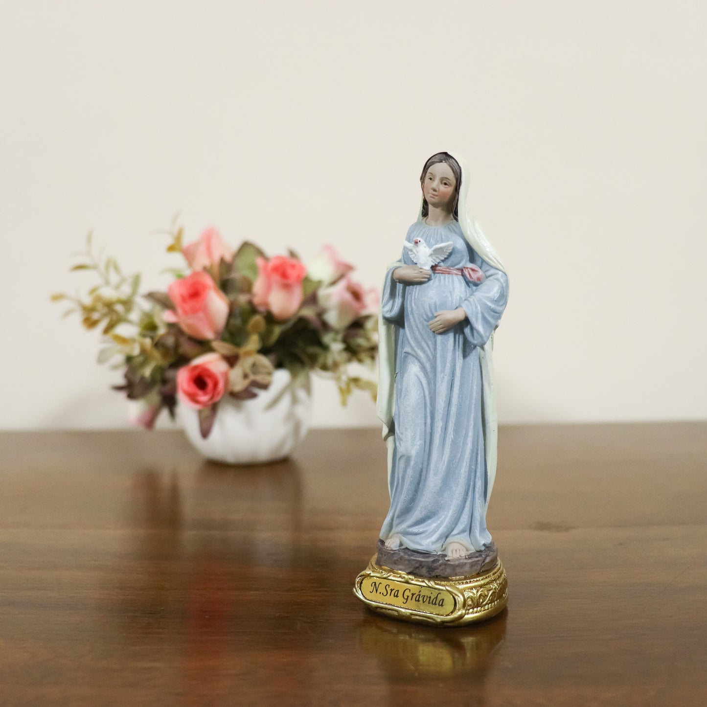 Imagem Nossa Senhora Grávida 13 cm (Linha EURO) resina