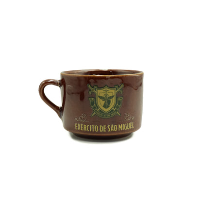 Xícara Exército de São Miguel Marrom