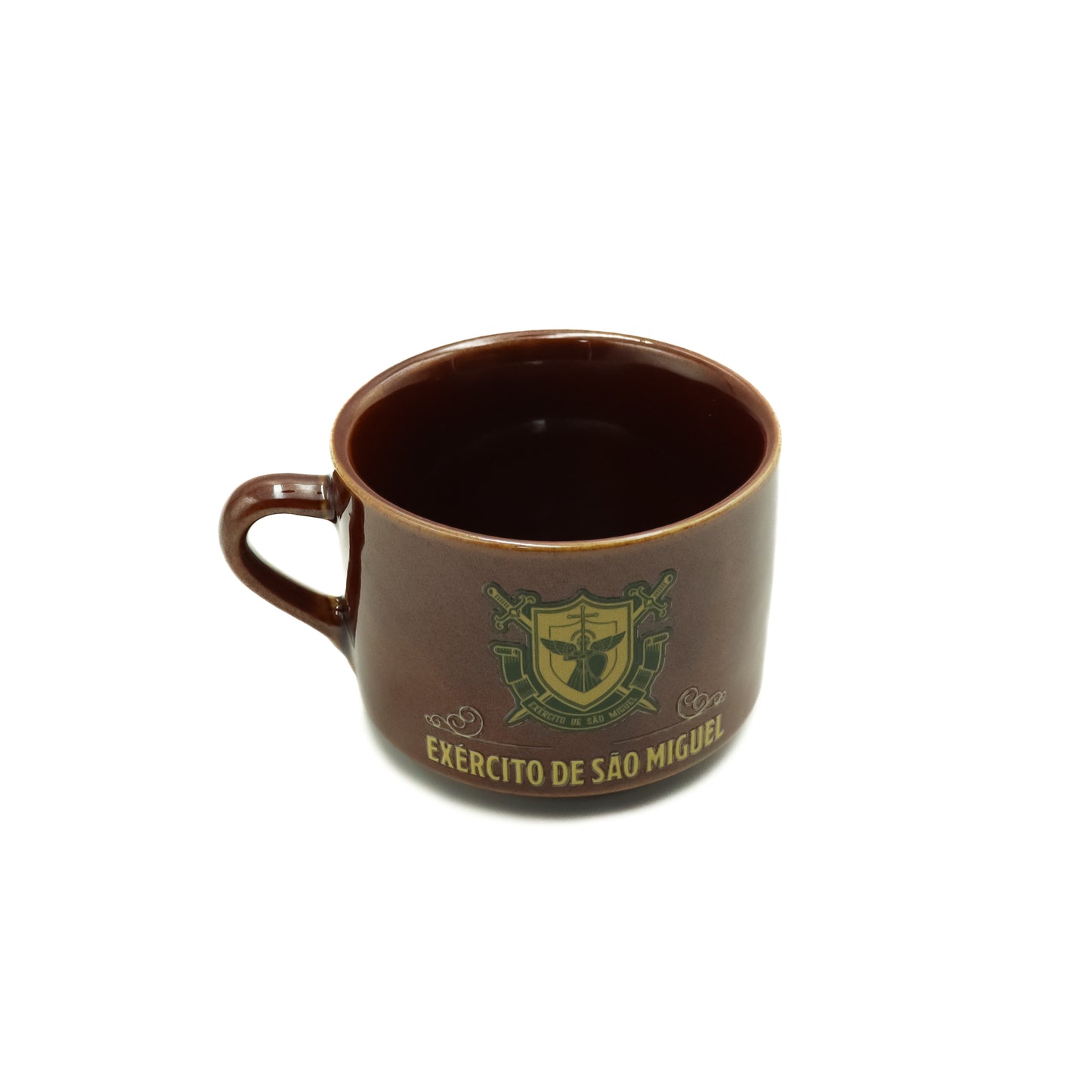 Xícara Exército de São Miguel Marrom