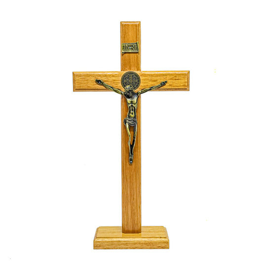 Cruz de Mesa 36 cm - Ouro Velho