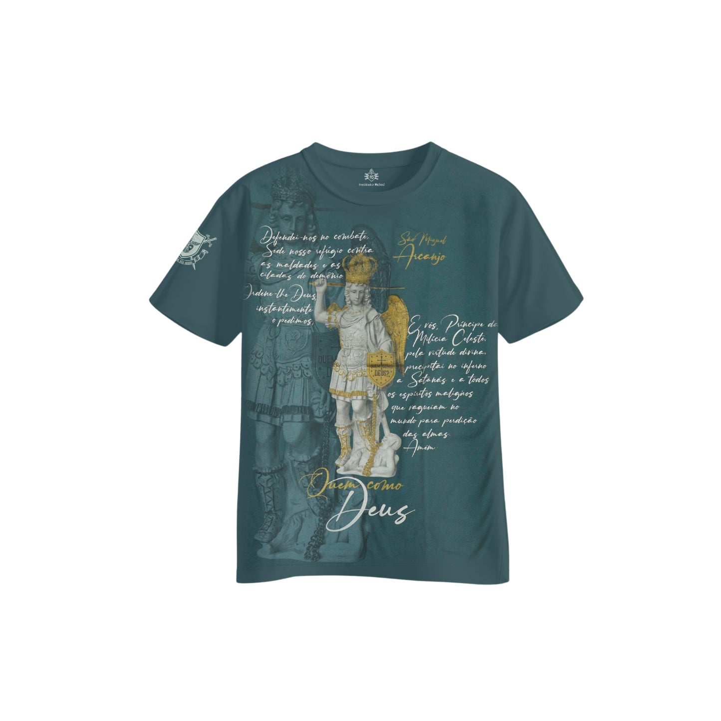 Camiseta Infantil Glorioso São Miguel Arcanjo - Hesed