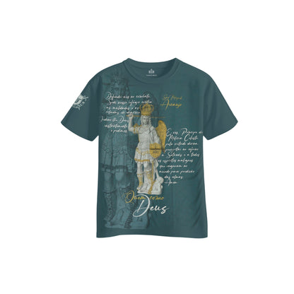 Camiseta Infantil Glorioso São Miguel Arcanjo - Hesed