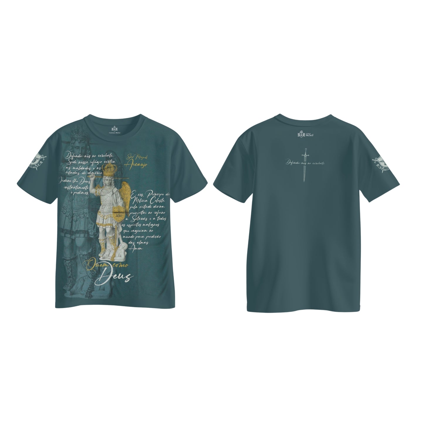 Camiseta Infantil Glorioso São Miguel Arcanjo - Hesed