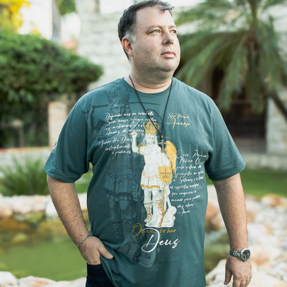 Camiseta Glorioso São Miguel Arcanjo - Hesed
