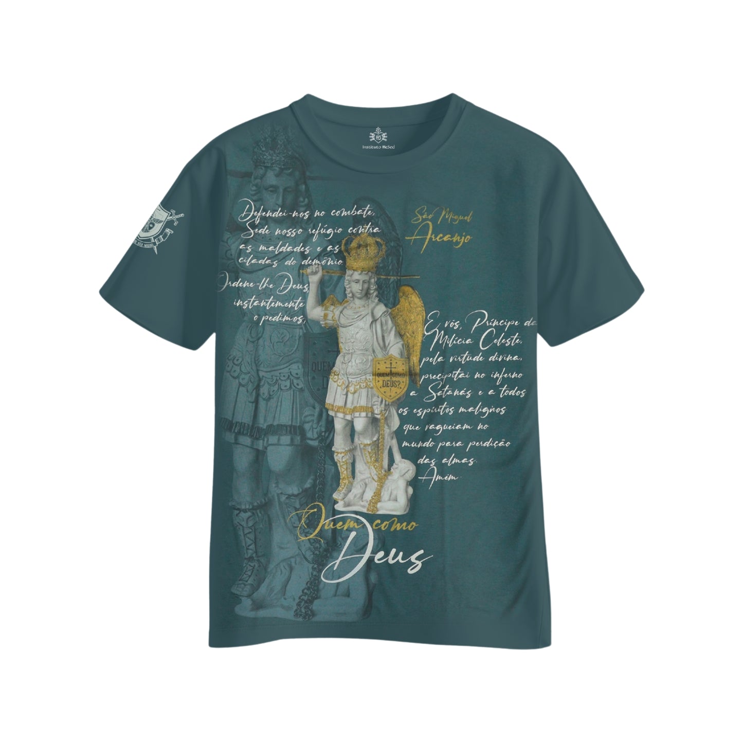 Camiseta Glorioso São Miguel Arcanjo - Hesed