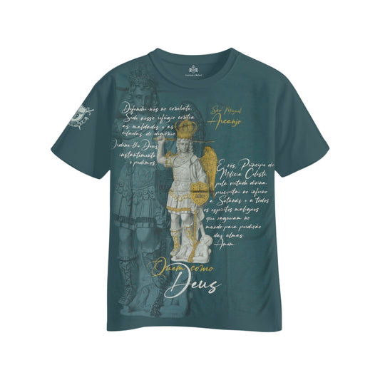Camiseta Glorioso São Miguel Arcanjo - Hesed