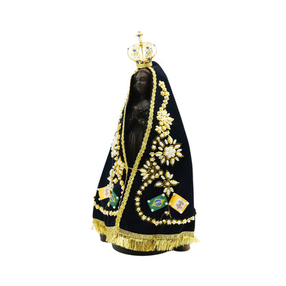 Imagem Nossa Senhora Aparecida 30 cm com manto e coroa