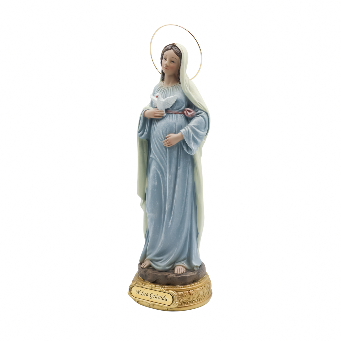 Imagem Nossa Senhora Grávida 30 cm (Linha EURO) resina