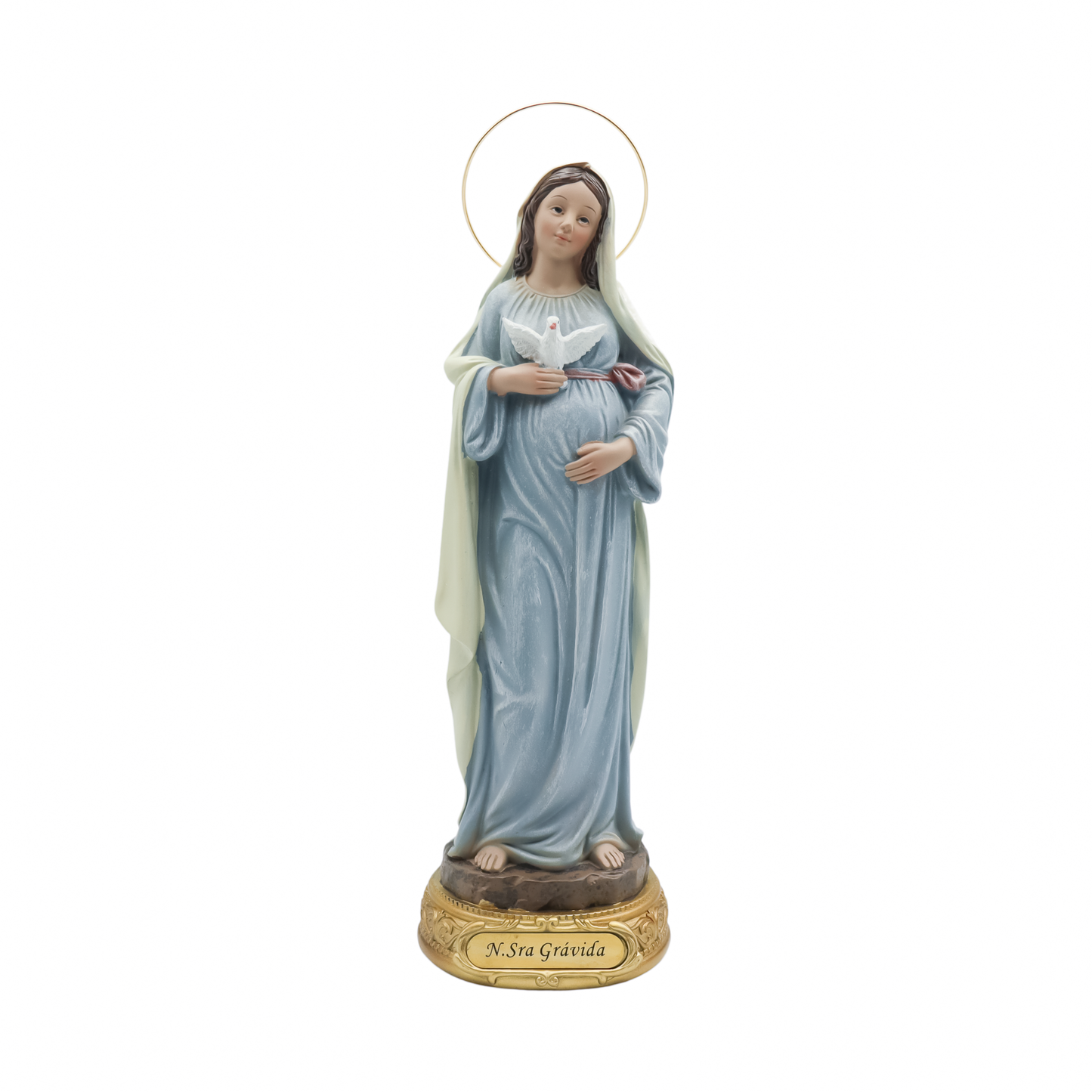 Imagem Nossa Senhora Grávida 30 cm (Linha EURO) resina