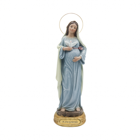 Imagem Nossa Senhora Grávida 30 cm (Linha EURO) resina