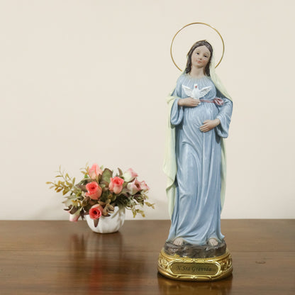 Imagem Nossa Senhora Grávida 30 cm (Linha EURO) resina