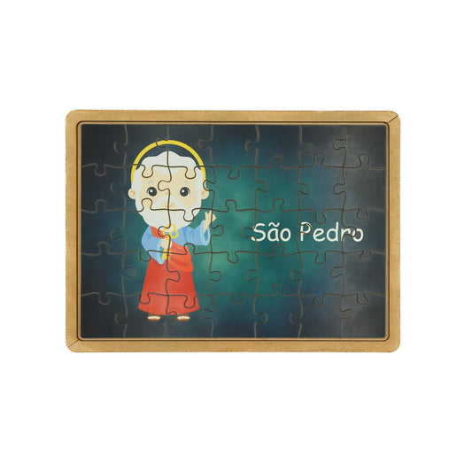 Quebra Cabeça 29cm 35 Peças MDF - São Pedro