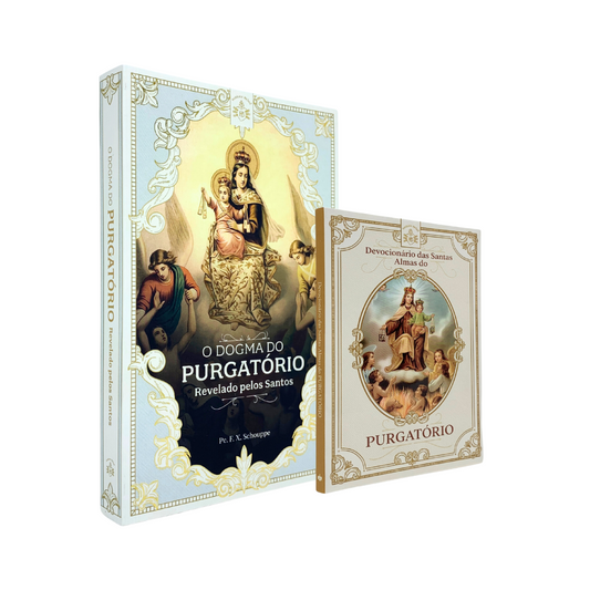 Combo Devoção as Almas do Purgatório - Livro Dogma do Purgatório + Devocionário das Almas