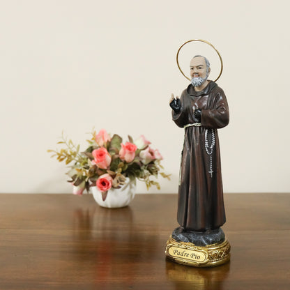 Imagem Padre Pio 20 cm (Linha EURO) resina