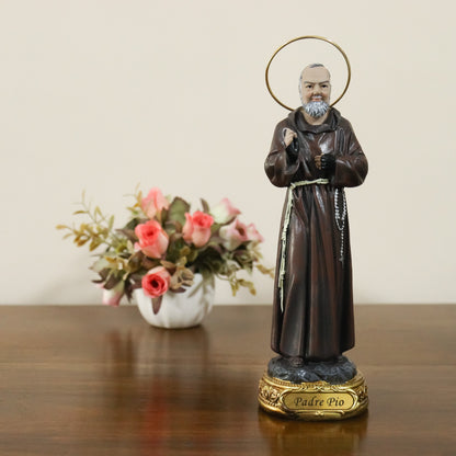 Imagem Padre Pio 20 cm (Linha EURO) resina