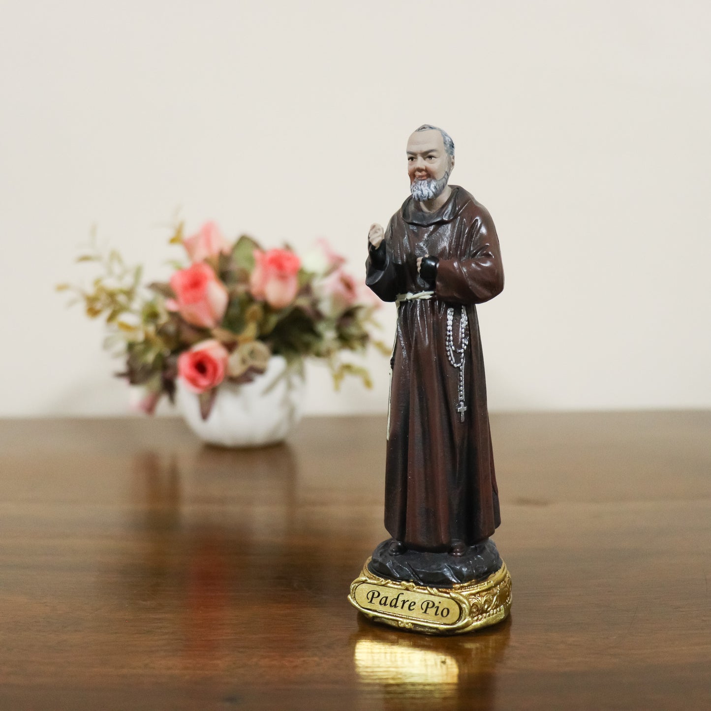 Imagem Padre Pio 13 cm (Linha EURO) resina