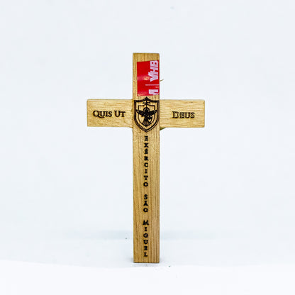 Cruz Adesiva Madeira 9cm - Exército de São Miguel